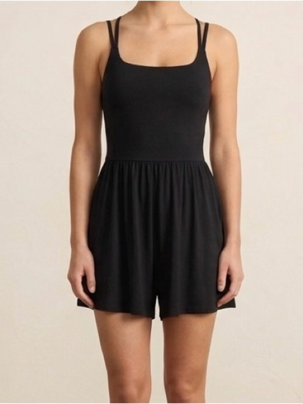 Ivy + Main Black Romper Size Small